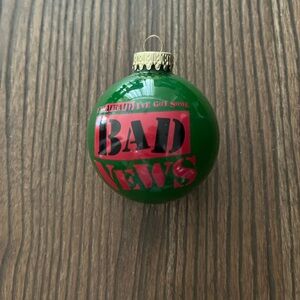 WWE Bad News Barrett Christmas ornament